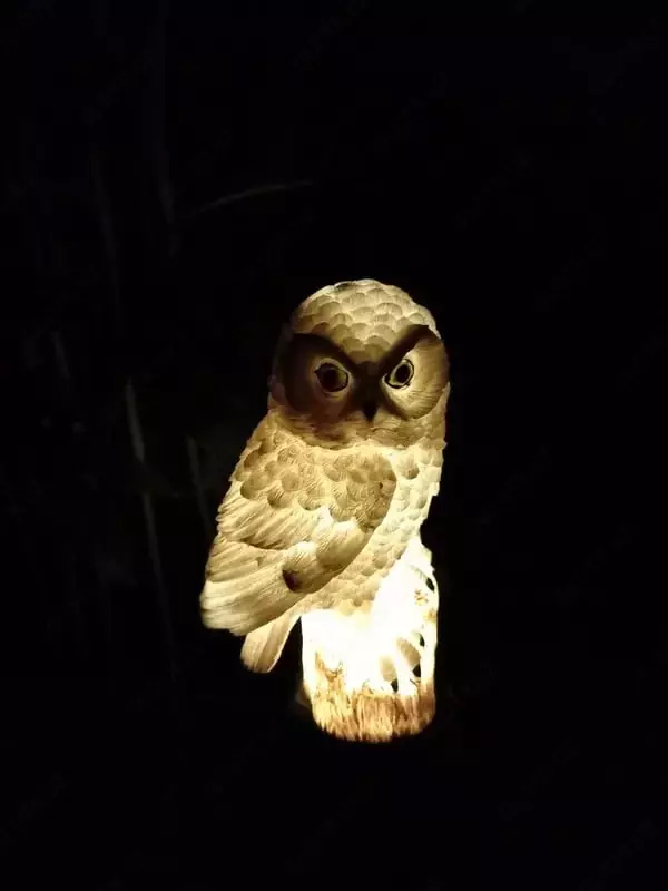 Садовые фонари на солнечных батареях в форме Совы - Строб лампы