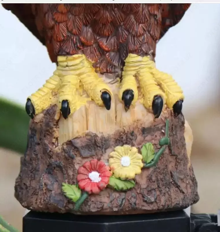 Уличный светильник - садовая фигурка Орёл.