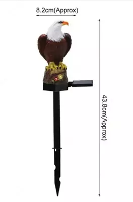 Уличный светильник - садовая фигурка Орёл. - ЯТТ "Домашний Уголок"