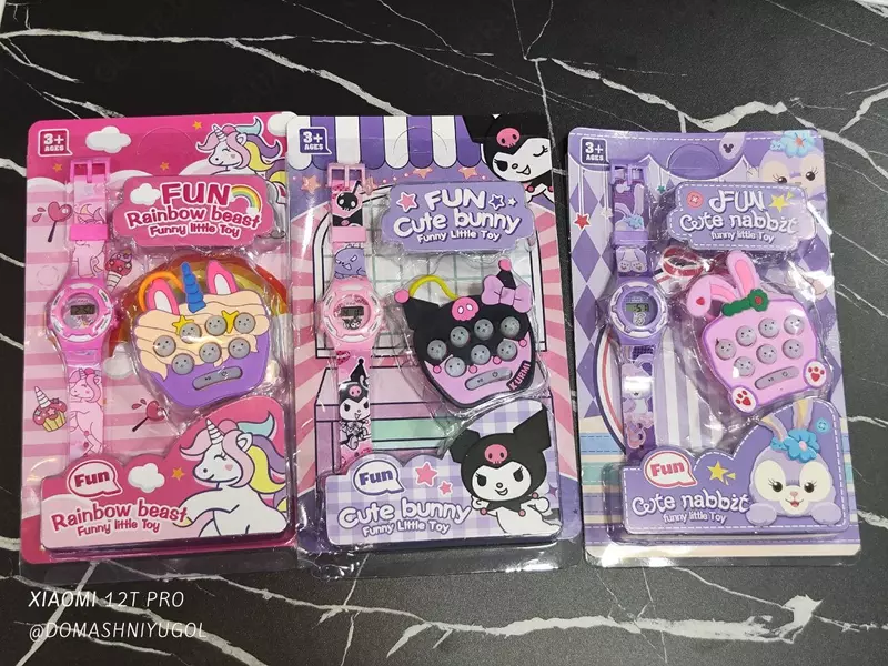 Детские электронные часы Kuromi с мультяшным принтом