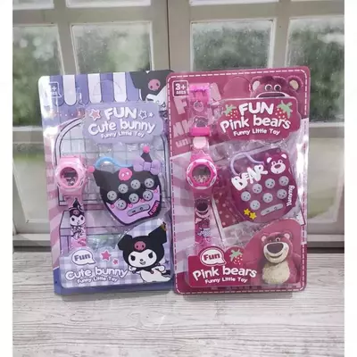 Детские электронные часы Kuromi с мультяшным принтом ЯТТ "Домашний Уголок"