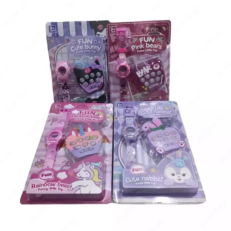 Детские электронные часы Kuromi с мультяшным принтом