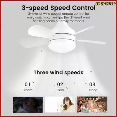 450 000 so'm / dona Белый мини-потолочный вентилятор со светодиодной подсветкой.