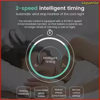 Белый мини-потолочный вентилятор со светодиодной подсветкой. Chakana savdo