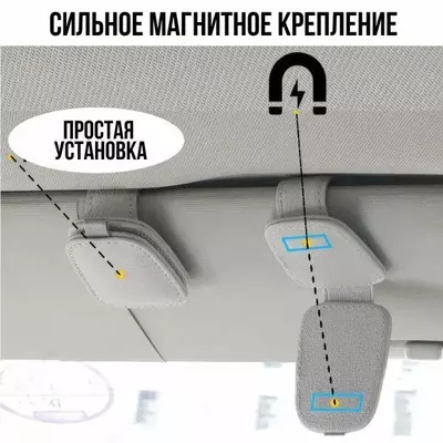 Держатель для очков c магнитным зажимом