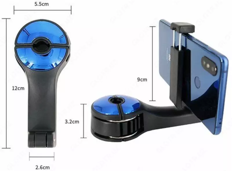 Универсальный держатель телефона на подголовник сиденья авто
