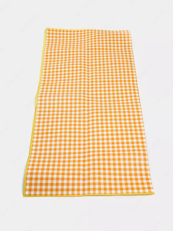 Коврик для пикника с плетённой корзиной (150×200см) - 600 000 сум