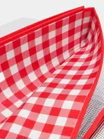 Коврик для пикника с плетённой корзиной (150×200см) Только в розницу