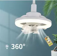 Потолочный вентилятор-лампа с цоколем