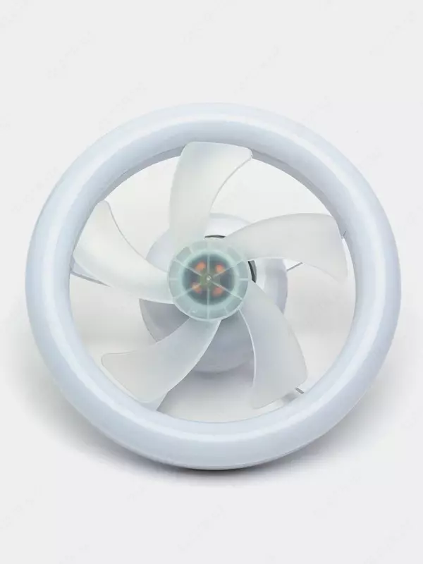 Потолочный вентилятор-лампа с цоколем, с подсветкой и пультом управления