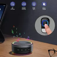 Беспроводной дверной звонок с динамиком и Bluetooth RL-BT01 Используйте его как обычный рингтон во время воспроизведения любимой музыки. Выбирайте из 60 мелодий