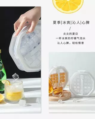 Портативная силиконовая форма для льда в виде бутылки 2 в 1 Только в розницу