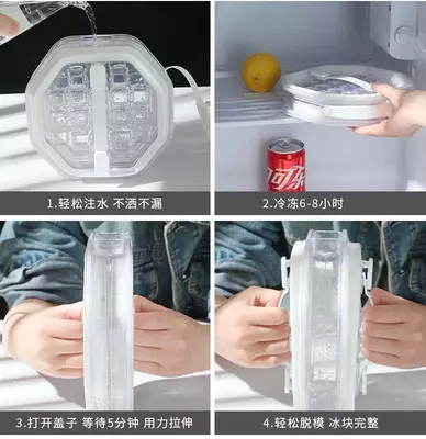 Портативная силиконовая форма для льда в виде бутылки 2 в 1 ЯТТ "Домашний Уголок"