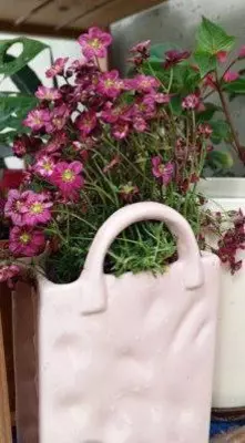 Керамическая ваза "Сумочка " (маленькая-20х12х5