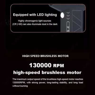 Высокоскоростной пылесборник со скоростью 130 000 об/мин. "Domashniy ugolok" XK