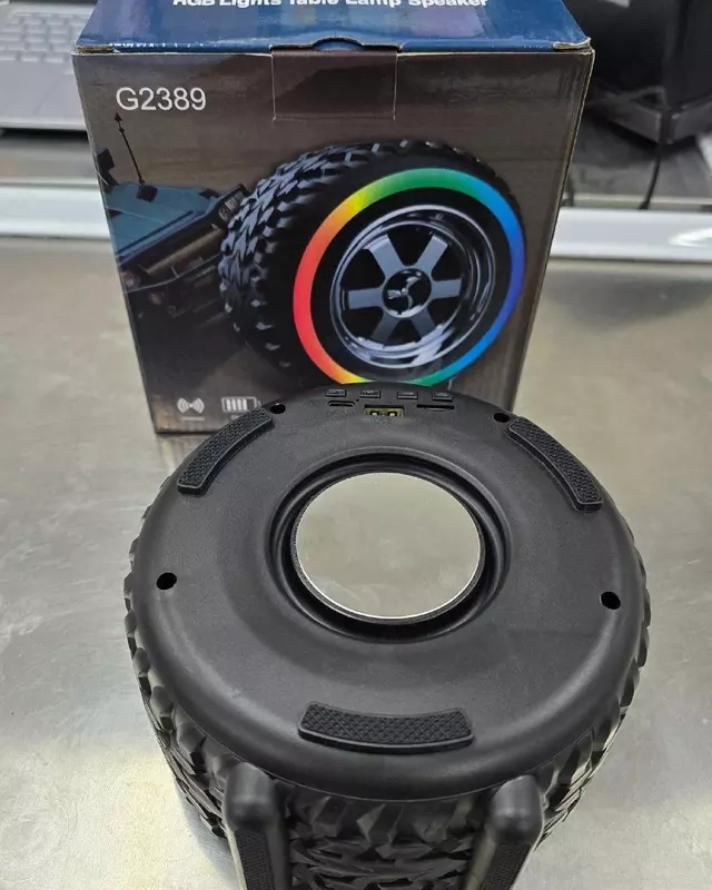 Беспроводная колонка в форме колеса автомобиля ЯТТ "Домашний Уголок"