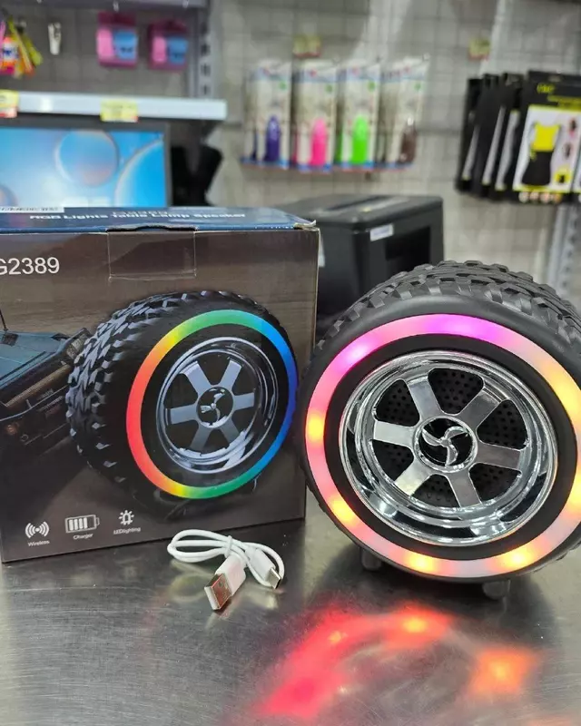 ЯТТ "Домашний Уголок" - Беспроводная колонка в форме колеса автомобиля