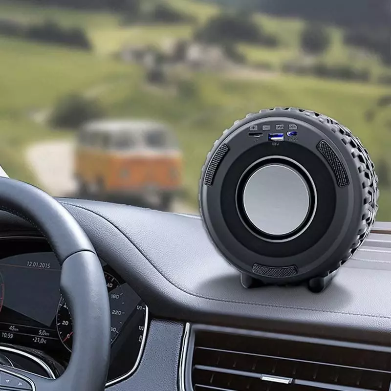 Беспроводная колонка в форме колеса автомобиля Колонки