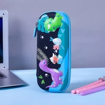 Универсальный 3D пенал с жесткой крышкой (22x17x5см)