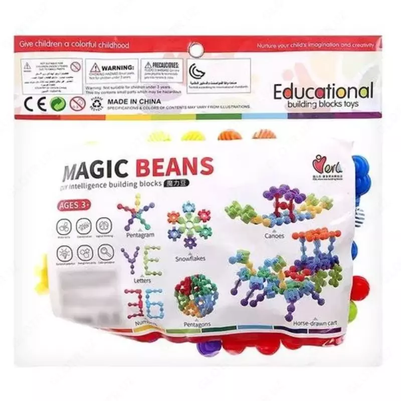 Конструктор "Обучающие молекулы" MAGIS BEANS ЯТТ "Домашний Уголок"