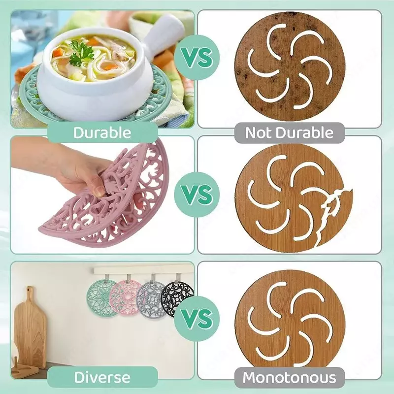 Силиконовый коврик под горячее ЯТТ "Домашний Уголок"