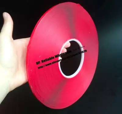 100 000 so'm / dona Прозрачная акриловая двухсторонняя клейкая лента (6мм*33м.)