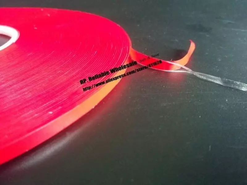 Прозрачная акриловая двухсторонняя клейкая лента (6мм*33м.)