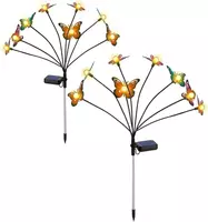 Декоративные садовые фонари-бабочки на солнечной батарее - 300 000 сум