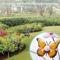 Декоративные садовые фонари-бабочки на солнечной батарее - ЯТТ "Домашний Уголок"
