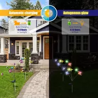 Декоративные садовые фонари-бабочки на солнечной батарее 300 000 сум - ЯТТ "Домашний Уголок"