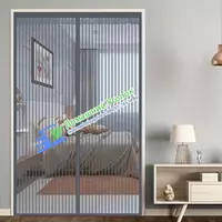 Дверная москитная сетка на магнитах (100*210см.) Только в розницу