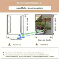 Москитная сетка на окно с клейкой лентой (130*150см) - 90 000 сум