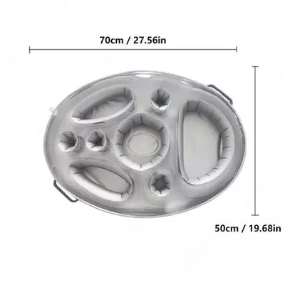 Надувной плавающий "Пивной Стол" для бассейна (70x50см.)