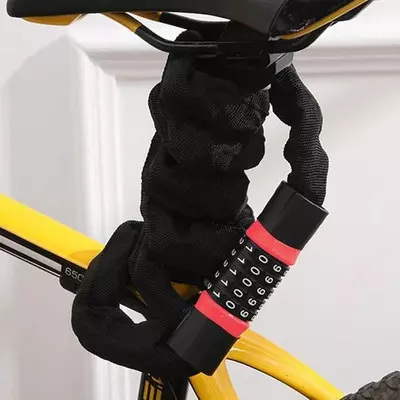 Противоугонная цепь с замком 5-значной кодовой комбинацией. Только в розницу