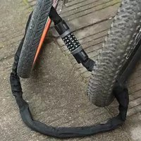 Противоугонная цепь с замком 5-значной кодовой комбинацией. - ЯТТ "Домашний Уголок"