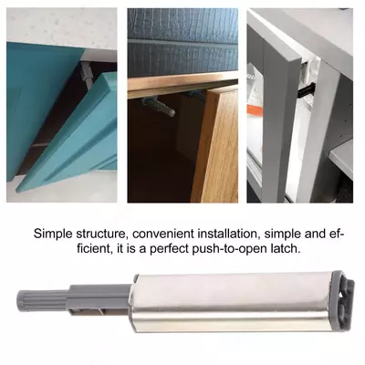 Популярная система защелки для двери шкафа с функцией нажатия и открывания.