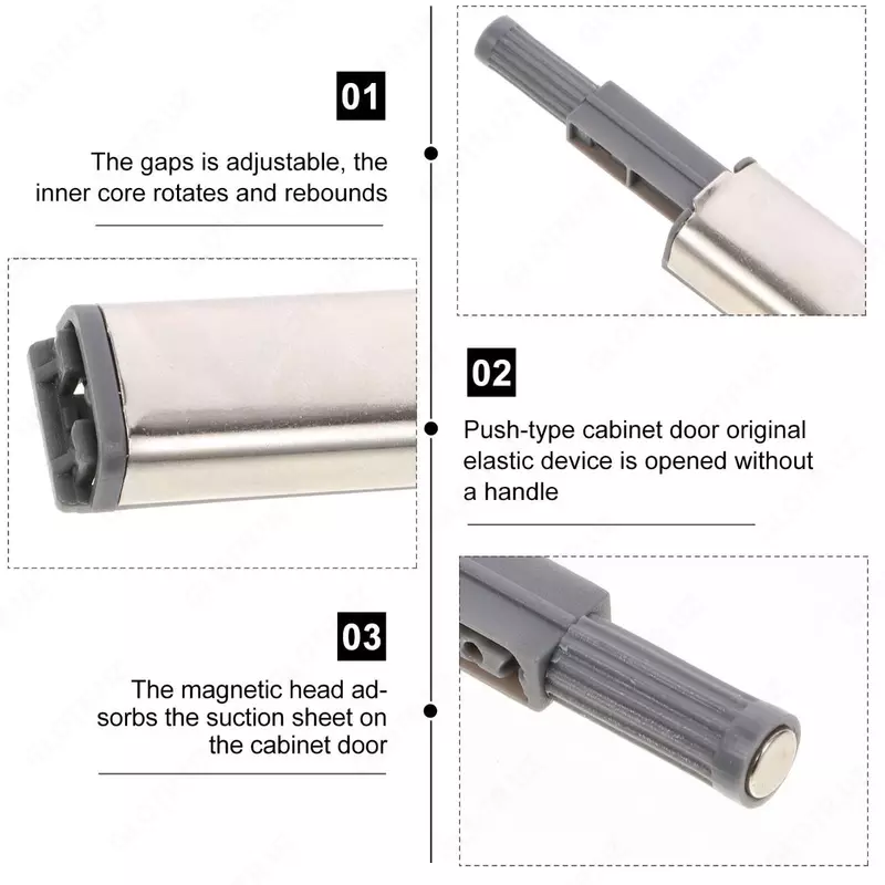 Популярная система защелки для двери шкафа с функцией нажатия и открывания. - ЯТТ "Домашний Уголок"
