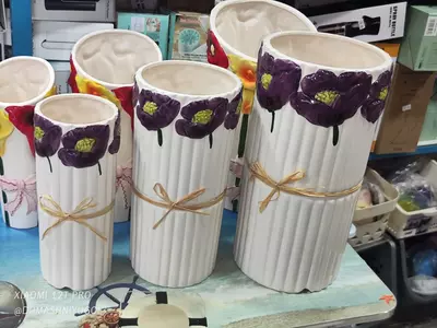 Комплект из 3-х керамических ваз - 150 000 сум / шт.