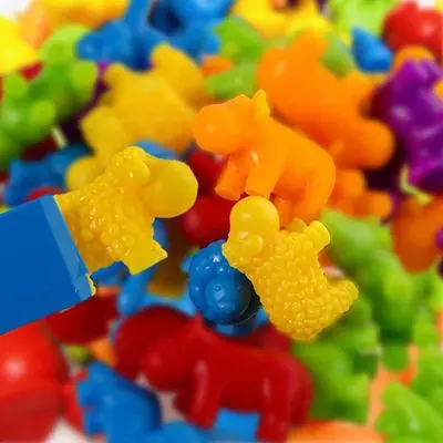 Игрушки Монтессори сортер "Животные джунглей" для малышей