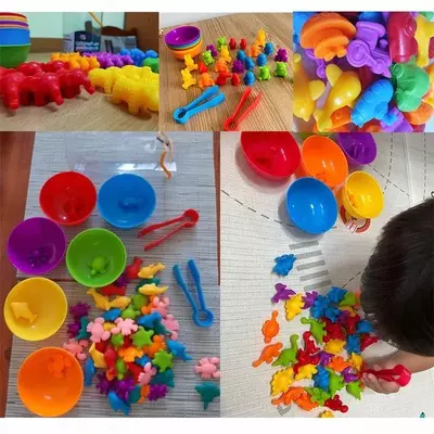 Игрушки Монтессори сортер "Животные джунглей" для малышей - 100 000 сум / шт.