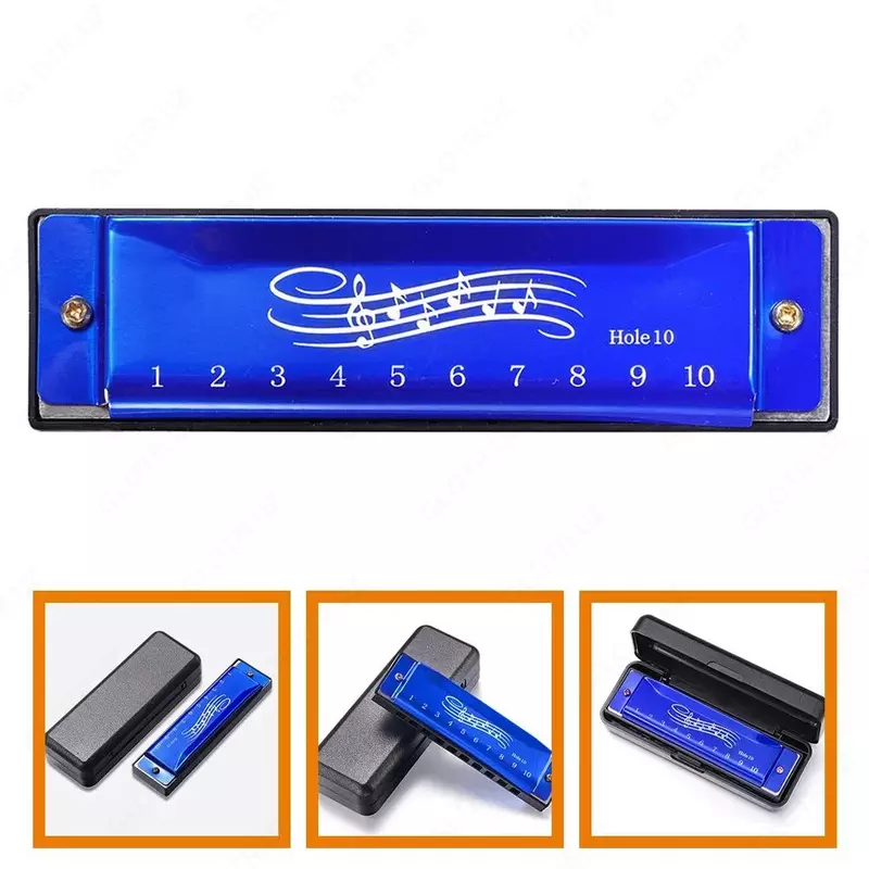 Портативная губная гармошка (10,40X2,80X1,90см/4,09X1,10X0,75 дюйма)