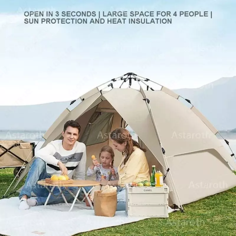  Четырехсезонная палатка для кемпинга (220*230*130см) - 