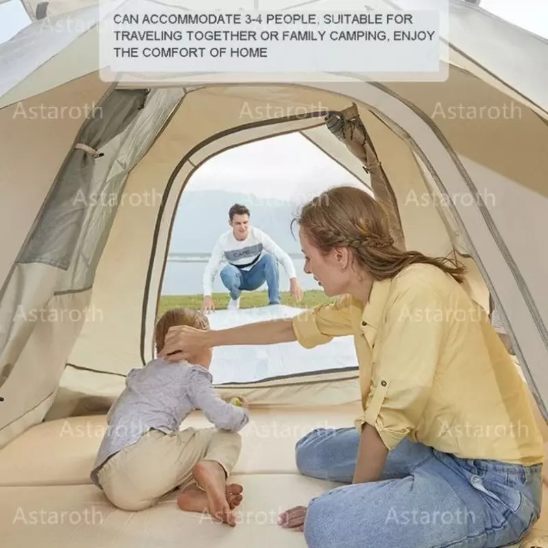  Четырехсезонная палатка для кемпинга (220*230*130см) - Домашний Уголок