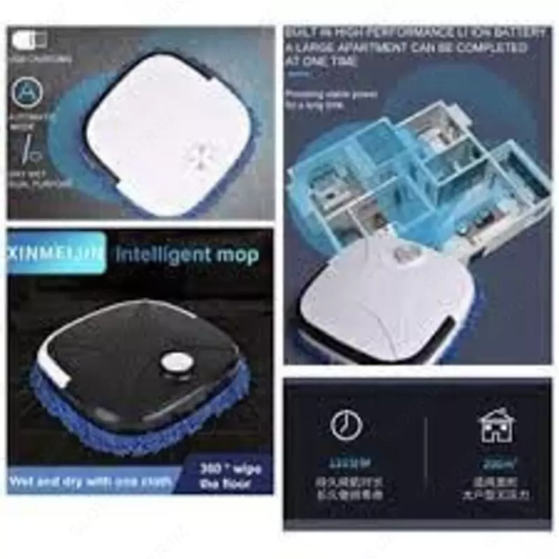 Умный бесшумный робот XIMEIJIE ХМ-10 для мытья полов Только в розницу