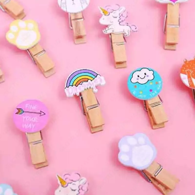 Оригинальные прищепки с декоративными деталями в виде ракушек, цветочков, бантиков и.т.д.