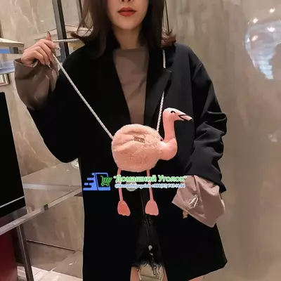 Сумочка-фламинго для девочек (30x12x45см.)