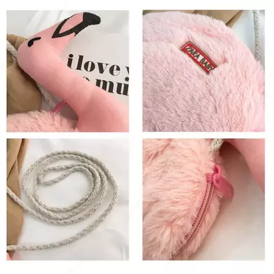 Сумочка-фламинго для девочек (30x12x45см.)