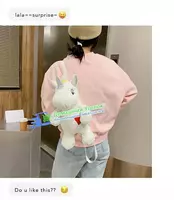 Детский рюкзачок в виде плюшевой игрушки единорога