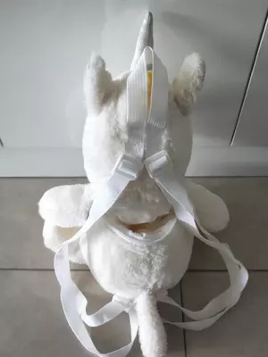 Детский рюкзачок в виде плюшевой игрушки единорога