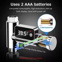 500 000 сум Цифровой светодиодный термометр - измеритель температуры воды для душа.